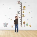 Ver imagem 2 de Adesivo Régua do Crescimento Infantil Safari Rg02