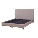 Ver imagem 1 de Caixa Box Dual Confort com Cabeceira Bege Escuro 195x205x22cm