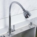 Ver imagem 6 de Torneira Cozinha Gourmet Bancada/mesa Cromada Flexível 1/4