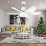 Ventilador de Teto C/ Lâmpada Led + Controle para Bocal E27 - 1