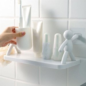 Suporte Organizador Multiuso Cozinha, Banheiro, Prático e Durável