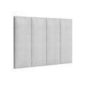 Ver imagem 2 de Cabeceira Painel Cama Box Solteiro Madri 0,90 Branco