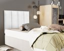Ver imagem 1 de Cabeceira Painel Cama Box Solteiro Madri 0,90 Branco