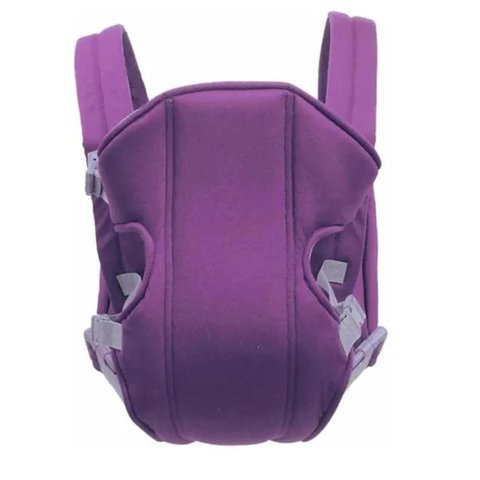 Canguru Bebê Ergonômico 3 Posição até 15kg Roxo Baby Carrier