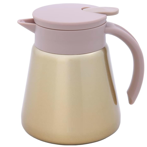 Garrafa Térmica de Café Daily em Inox Parede Dupla Botão para Servir Café Chá Água Quente 600ml - do