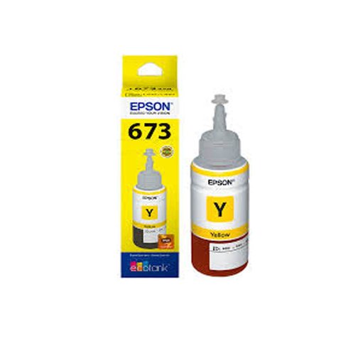 Tinta Epson Original T673 T673420 Amarelo - L800 L810 L1800 L805 L850