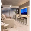 Ver imagem 2 de Cortina Persiana Double Vision Largura 1,40 X 1,60 Altura Sofisticada para Ambientes Internos
