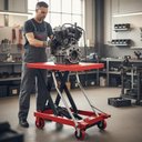 Ver imagem 7 de Mesa Pantográfica 500 Kg Elevatória Hidráulica Móvel