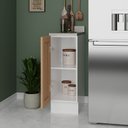Ver imagem 4 de Balcão Planejado 1 Porta 30cm com Tampo Arizona CabeCasa MadeiraOriginals Marrom/Figueira/Branco