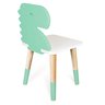 Cadeira Infantil de Madeira Dinossauro - Verde Claro - 2
