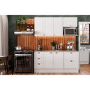 Ver imagem 1 de Cozinha Completa Bella 9 Peças (2aéreos+2balcões+5complementos) C9p60 Branco - Carraro