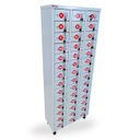 Ver imagem 2 de Armário para Celular e Porta Objetos em Aço com 42 Portas com Chave