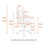 Cadeira Escritório Presidente Giratória Corino Kopenhagen - 4