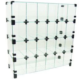 Baleiro Modulado em Vidro - 0,60 x 0,60 x 0,20 - 5