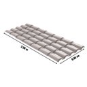 Ver imagem 2 de Kit 10 Telhas Colonial PVC 3,28x0,86cm 5 Ondas Permatti
