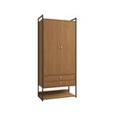 Ver imagem 1 de Guarda-roupa Estilo Industrial 2 Gavetas, 2 Portas 89cm Li048 Kappesberg Industrial
