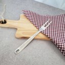 Ver imagem 7 de Kit 2 Garfos Trinchante Para Churrasco 24cm Grande de Cortar Carne Cozinha Inox Taumer