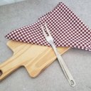 Ver imagem 5 de Kit 2 Garfos Trinchante Para Churrasco 24cm Grande de Cortar Carne Cozinha Inox Taumer