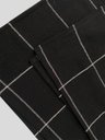 Ver imagem 2 de Toalha de Mesa Quadriculada Preto/off White 100% Algodão