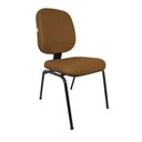 Ver imagem 1 de Cadeira Fixa Diretor Fire sem Braço - Couro Sintetico Corano - Marrom