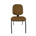 Ver imagem 2 de Cadeira Fixa Diretor Fire sem Braço - Couro Sintetico Corano - Marrom