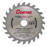 Disco de Serra Circular para Madeira Cortag 100mm 24 Dentes - 1