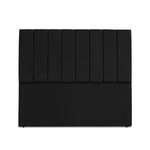 Cabeceira Estofada Carla 140 Suede Preto
