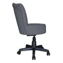 Ver imagem 4 de Cadeira Mocho Pétala Giratória para Estética Consultório Veludo Cinza Bz Home Decor