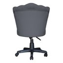 Ver imagem 3 de Cadeira Mocho Pétala Giratória para Estética Consultório Veludo Cinza Bz Home Decor