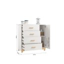 Ver imagem 6 de Quarto para Bebê 1 Berço Americano Lecce 1 Cômoda 1 Porta 4 Gavetas Udine Móveis Bonatto