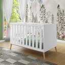 Ver imagem 2 de Quarto para Bebê 1 Berço Americano Lecce 1 Cômoda 1 Porta 4 Gavetas Udine Móveis Bonatto