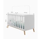 Ver imagem 4 de Quarto para Bebê 1 Berço Americano Lecce 1 Cômoda 1 Porta 4 Gavetas Udine Móveis Bonatto