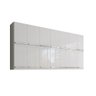 Armário Aéreo de Parede 14 Portas Alemanha Branco Casa Moderna - 2