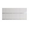 Armário Aéreo de Parede 14 Portas Alemanha Branco Casa Moderna - 3