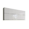 Armário Aéreo de Parede 14 Portas Alemanha Branco Casa Moderna - 7