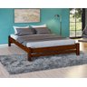 Cama de Casal TURCA Madeira Maciça cor IMBUIA - 1