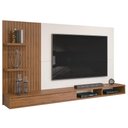 Ver imagem 2 de Painel para TV 60 pol com Bancada Suspensa 190cm Elion D05 Freijó Off White - Lyam Decor