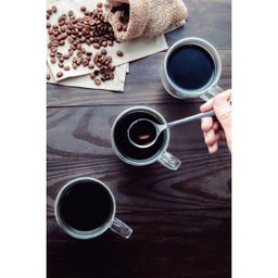 Kit 4 Colheres para prova de Café Tramontina Zurique em Aço Inox Cor:Prateada - 5