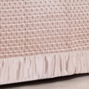 Ver imagem 6 de Kit Colcha King Satinatta Cetim 100% Poliéster 260x280cm Tessi Avelã Leve