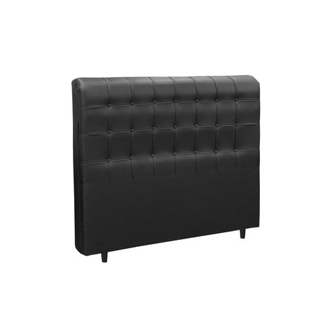 Cabeceira Dama New Plus Queen 1600mm Pvc Preto - Simbal