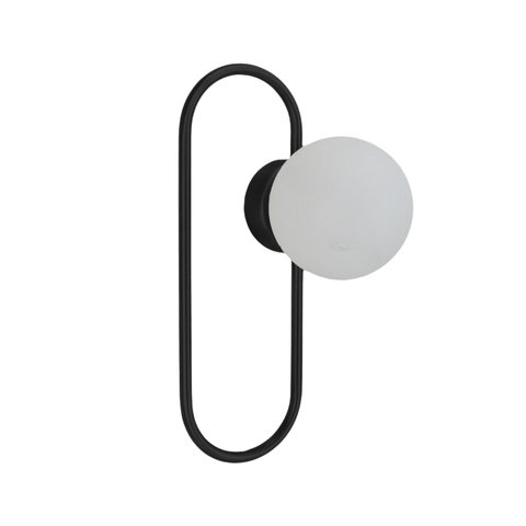 Arandela Benpuzz Preto 28,5cm Led 3w 3 em 1 Bivolt