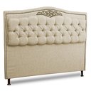 Ver imagem 2 de Cabeceira e Calçadeira Baú Cama Box Casal Belize 140cm Linho Areia - Abmaza