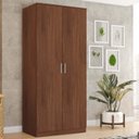 Ver imagem 7 de Guarda Roupa Solteiro 2 Portas 1 Cabideiro 1 Prateleira Brixton Caemmun