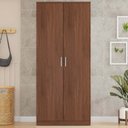 Ver imagem 1 de Guarda Roupa Solteiro 2 Portas 1 Cabideiro 1 Prateleira Brixton Caemmun
