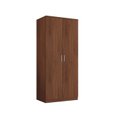 Ver imagem 6 de Guarda Roupa Solteiro 2 Portas 1 Cabideiro 1 Prateleira Brixton Caemmun