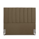 Ver imagem 1 de Cabeceira Estofada Carla 140 Linho Marrom