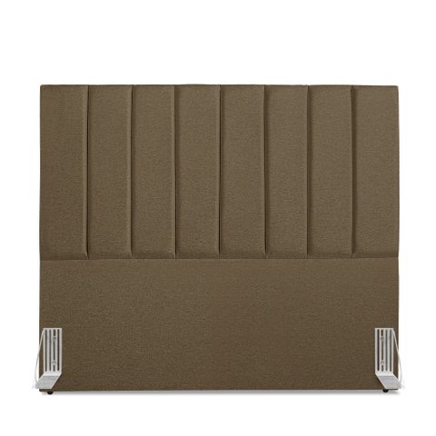 Cabeceira Estofada Carla 140 Linho Marrom