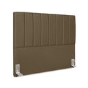 Ver imagem 4 de Cabeceira Estofada Carla 140 Linho Marrom