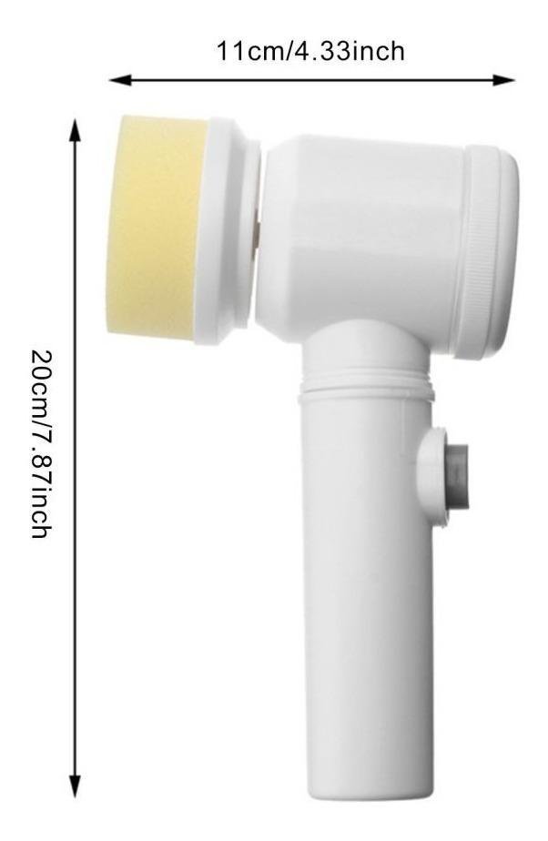 Escova Limpeza Elétrica Multifuncional Recarregável - 5 em 1 - 8