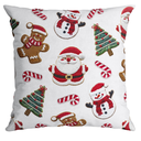 Ver imagem 1 de Almofada Cheia Natalina Papai Noel Boneco de Neve 43CMX43CM